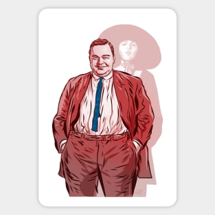 Fatty Arbuckle - An illustration by Paul Cemmick Sticker